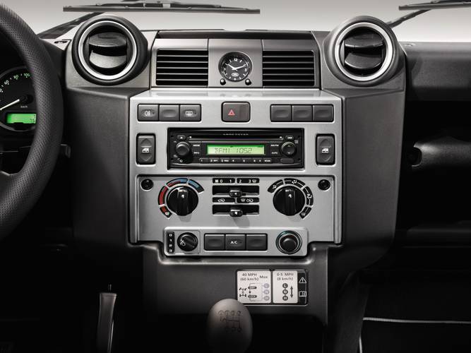 Land Rover Defender 2012 interior