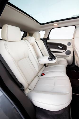 Range Rover Evoque L538 facelift 2016 zadní sedadla
