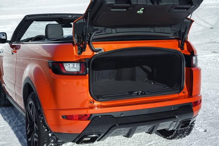 Range Rover Evoque L538 Cabrio 2017 bagagliaio