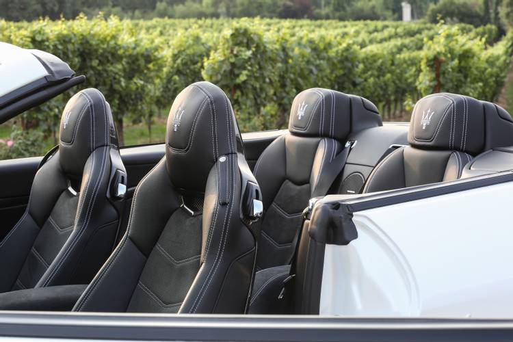 Maserati GranCabrio M139 facelift 2018 rear seats