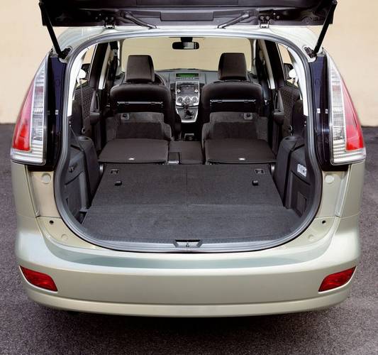 Mazda 5 CR facelift 2008 rear folding seats