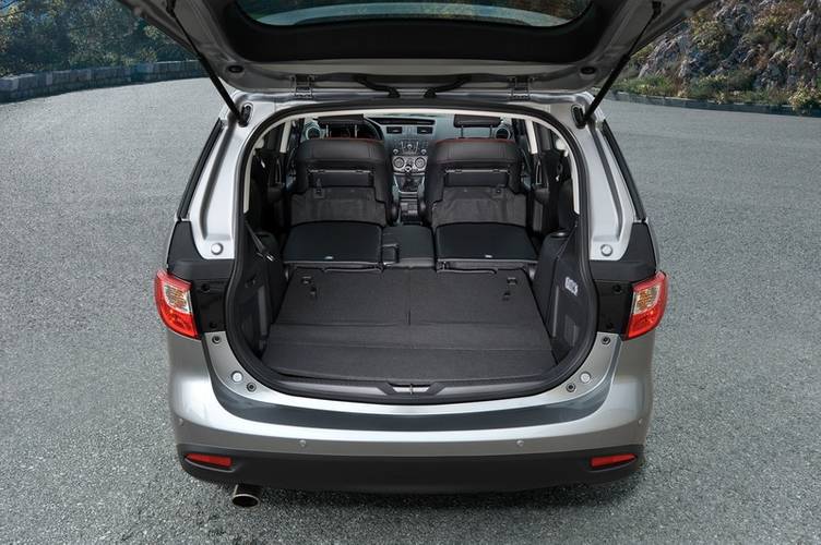 Mazda 5 CW 2011 rear folding seats