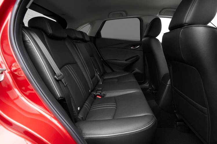 Banquette arrière de la Mazda CX-3 DK facelift 2018