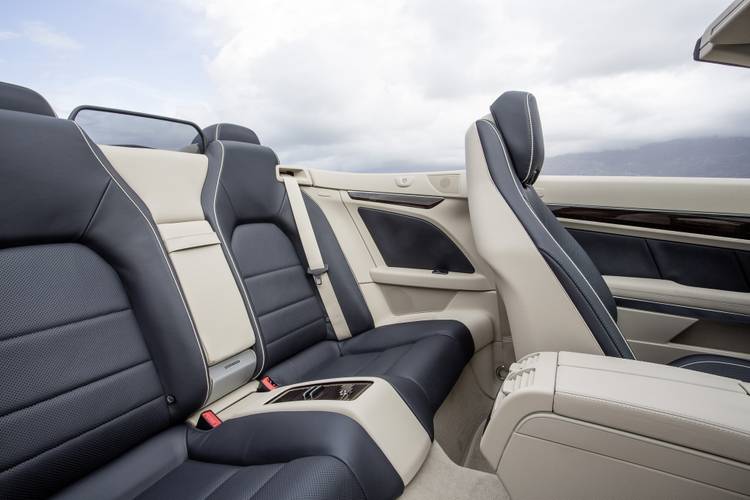 Mercedes-Benz E A207 facelift 2013 rear seats