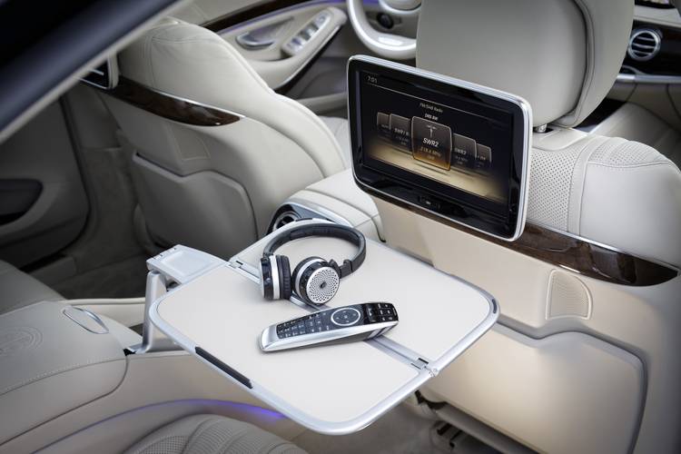 Banquette arrière de la Mercedes-Benz S 600 W222 2014