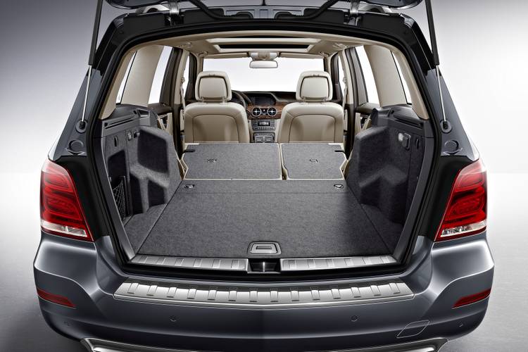 Mercedes-Benz GLK X204 facelift 2012 rear folding seats