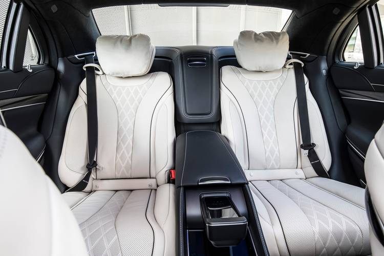 Mercedes-Benz S V222 facelift 2019 zadní sedadla