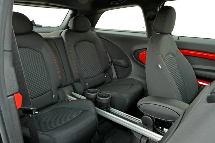 MINI Paceman John Cooper Works R61 facelift 2014 rear seats
