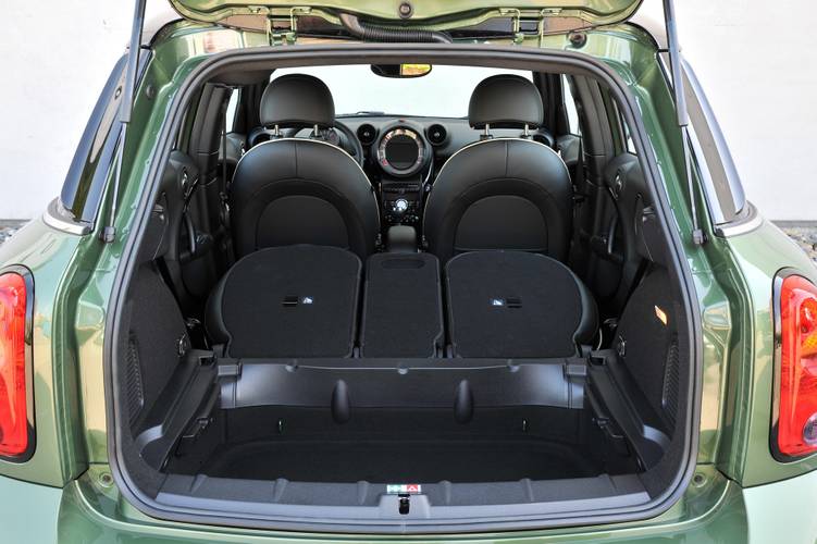 MINI Countryman R60 facelift 2014 bagageruimte tot aan voorstoelen