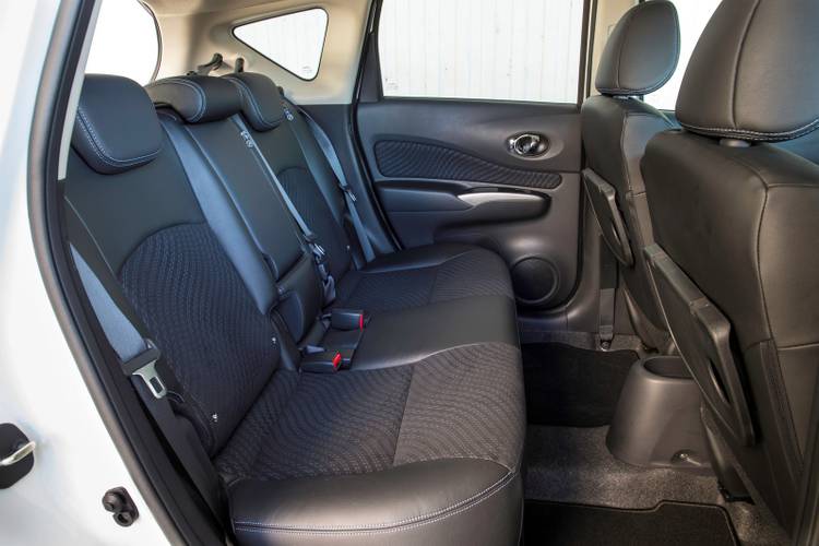 Nissan Note E12 2014 rear seats