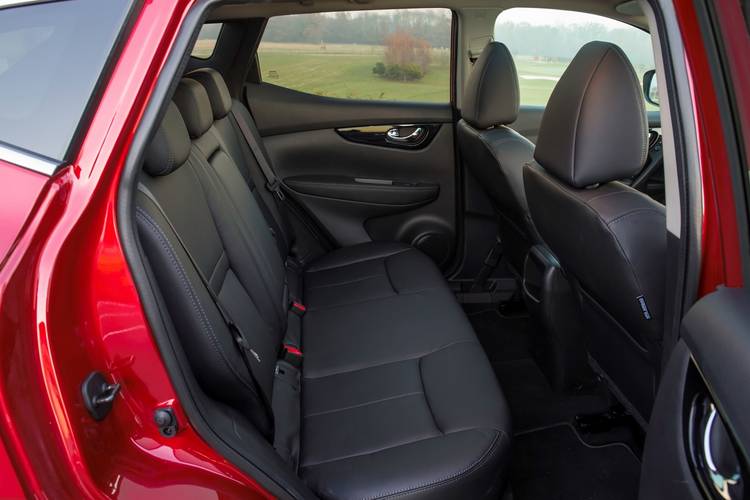 Banquette arrière de la Nissan Qashqai J11 2014