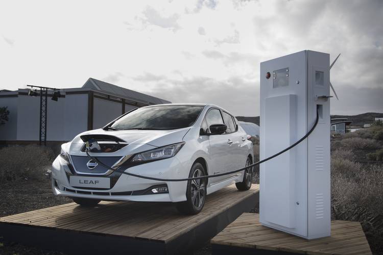 Nissan Leaf ZE1 2018 nabíjení