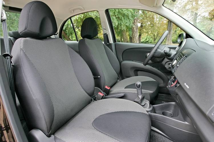 Nissan Micra K12C facelift 2007 front seats