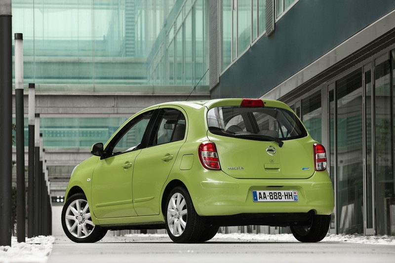 a photo of a 2010 nissan micra k13, Stable Diffusion