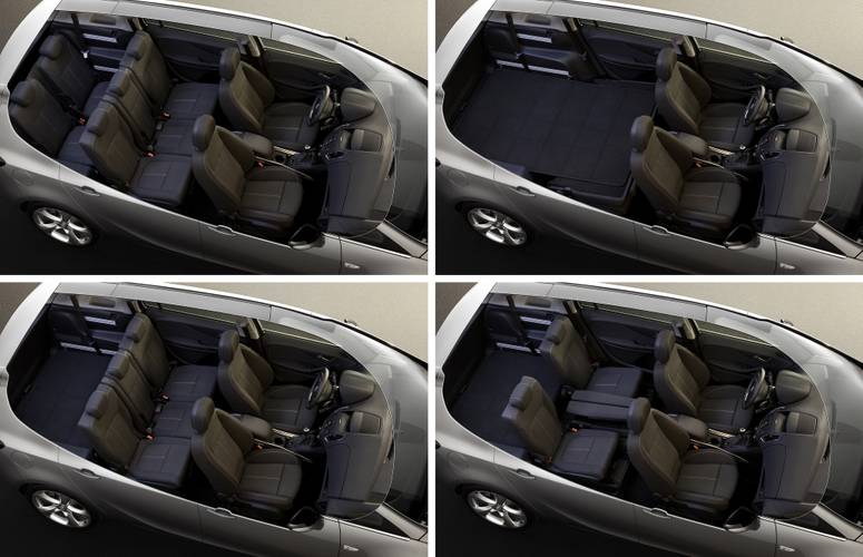 Opel Zafira Tourer C 2013 front seats