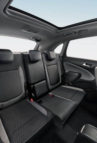 Banquette arrière de la Opel Crossland X 2018