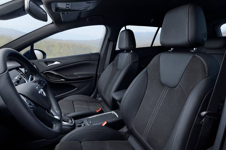 Opel Astra K B16 facelift 2019 assentos dianteiros