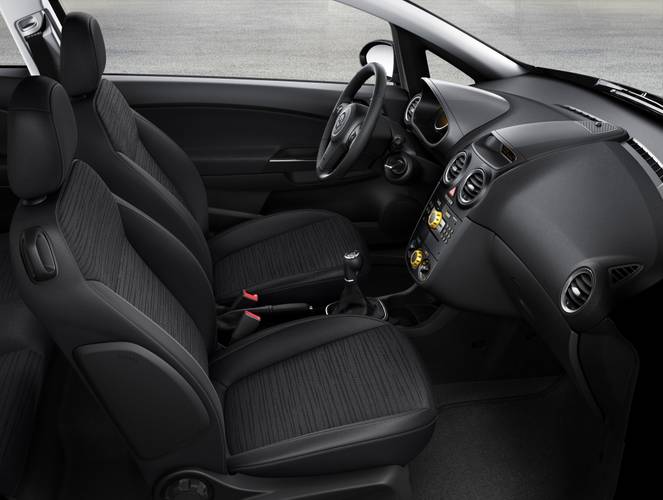 Opel Corsa D S07 facelift 2012 front seats