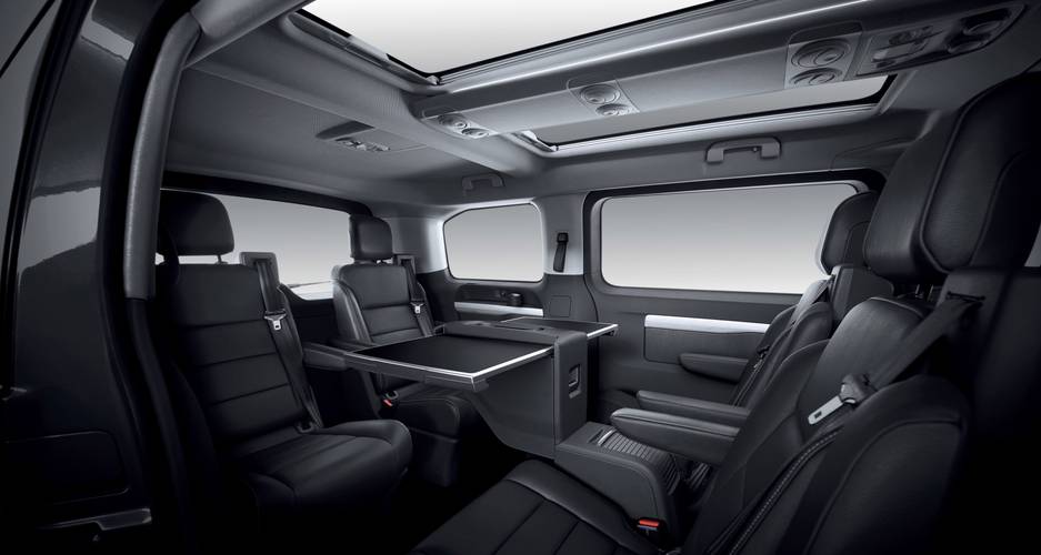 Banquette arrière de la Opel Zafira Life 2020