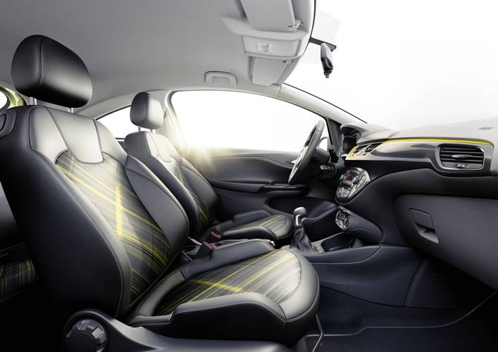 Opel Corsa E X15 2014 front seats