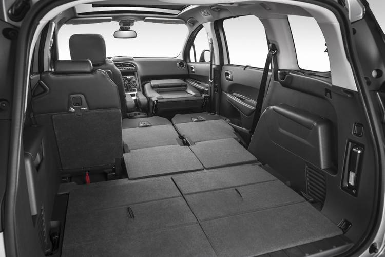 Peugeot 5008 T8 facelift 2014 rear folding seats