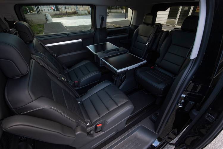 Peugeot Traveller 2019 rear seats