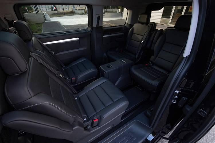 Banquette arrière de la Peugeot Traveller 2018