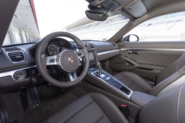 Porsche 981C Cayman 2013 interior