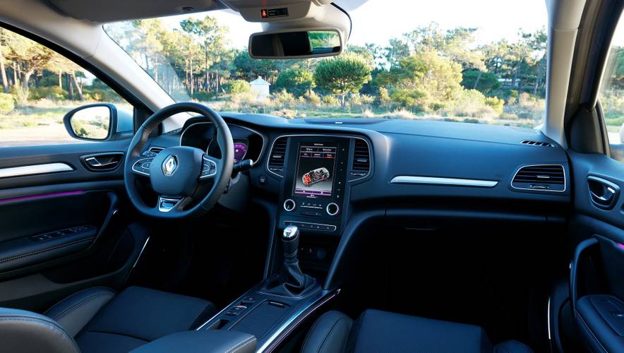 Interno di una Renault Megane Grandtour 2016