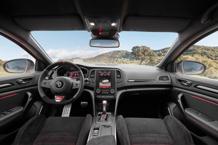 Interno di una Renault Megane RS 280 2017