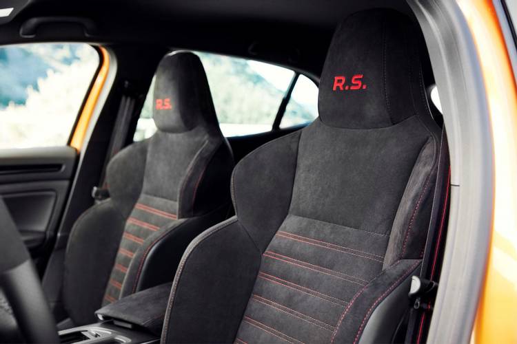 Renault Megane RS 280 2018 voorstoelen