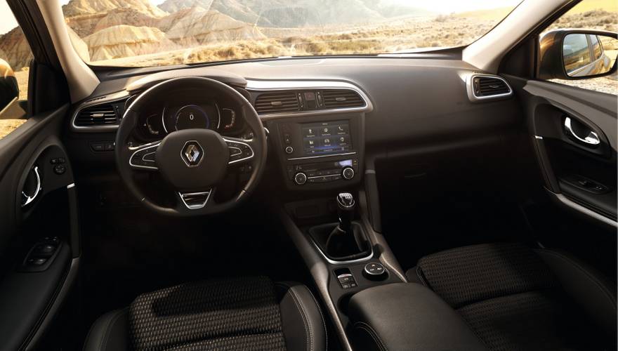 Interno di una Renault Kadjar 2015