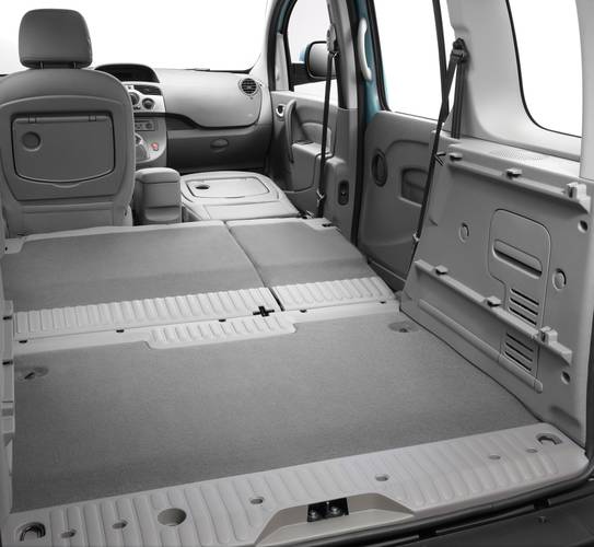 Renault Kangoo 2011 bagageruimte tot aan voorstoelen