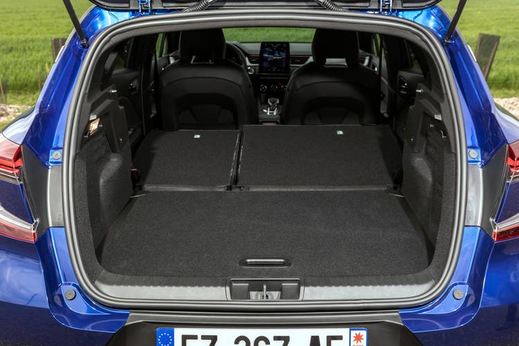 Renault Captur JB-JE 2021 bagageruimte tot aan voorstoelen