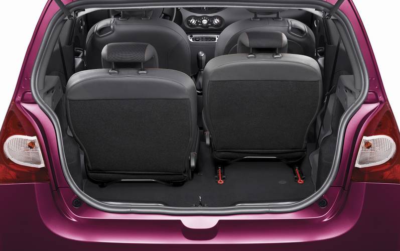 Renault Twingo CN0 facelift 2012 rear seats