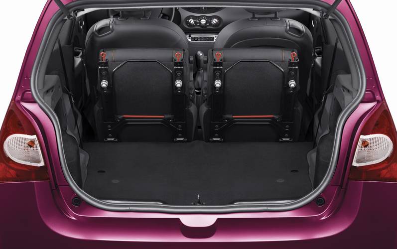 Renault Twingo CN0 facelift 2013 rear folding seats