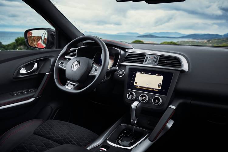 Interno di una Renault Kadjar facelift 2018