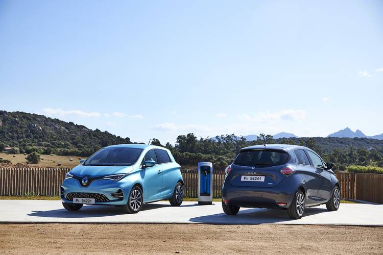 Renault Zoe facelift 2019 aufladen