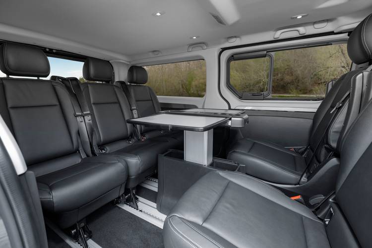 Banquette arrière de la Renault Trafic SpaceClass facelift 2022