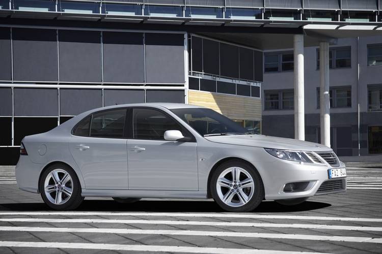 Saab 9-3 YS3F facelift 2009 sedán