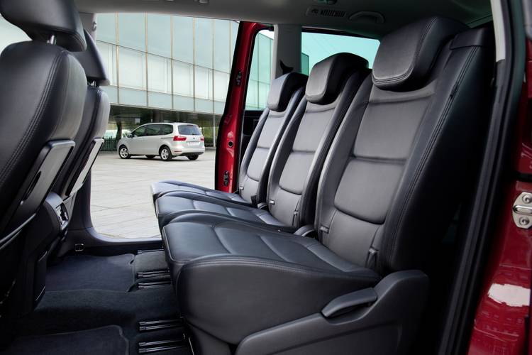 Seat Alhambra 7N 2012 rear seats