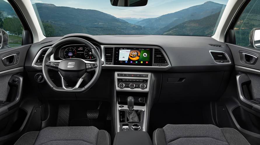 Interno di una SEAT Ateca KH7 facelift 2020