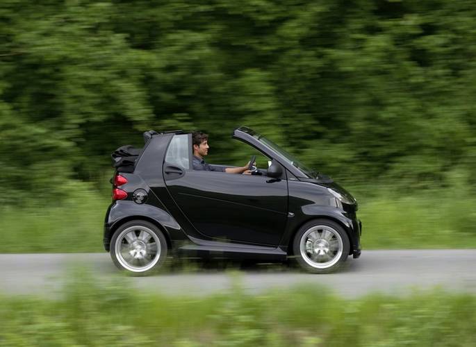 Smart Fortwo W451 Brabus facelift 2011 kabriolet