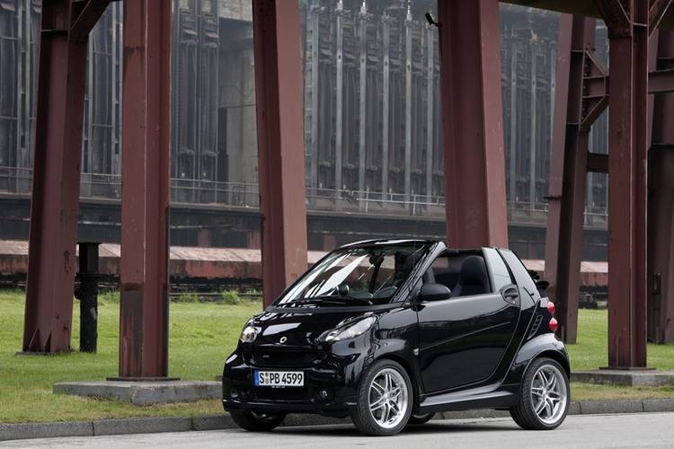 Smart Fortwo W451 Brabus facelift 2011 cabriolet