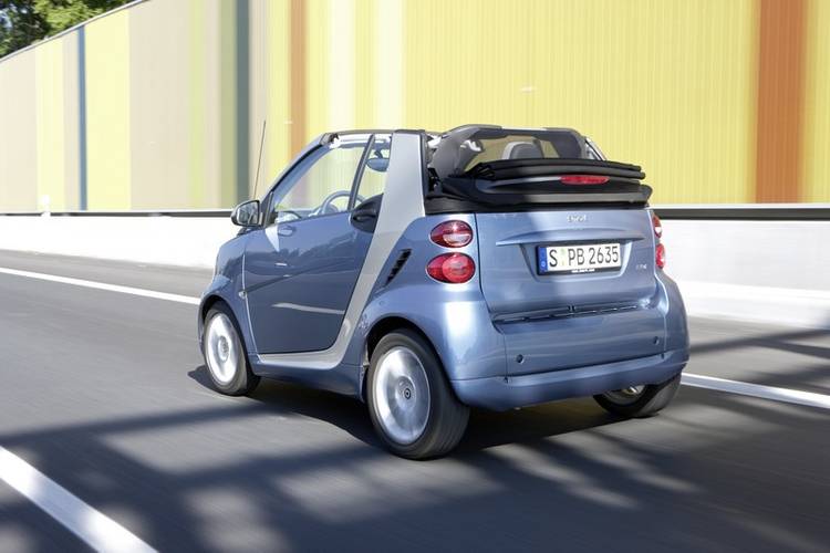 Smart Fortwo W451 facelift 2011 descapotable