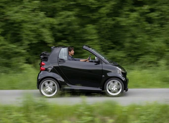 Smart Fortwo W451 Brabus facelift 2011 convertible