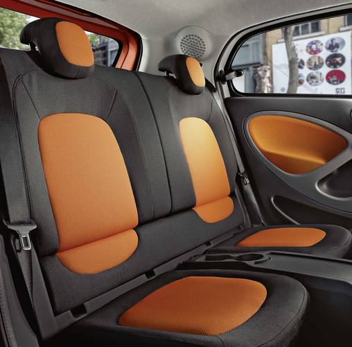 Smart Forfour W453 2014 rear seats