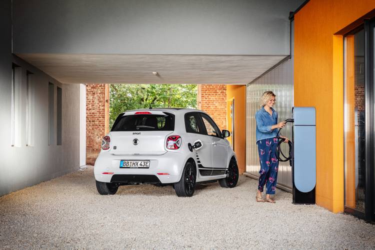 Smart Forfour EQ W453 2019 nabíjení