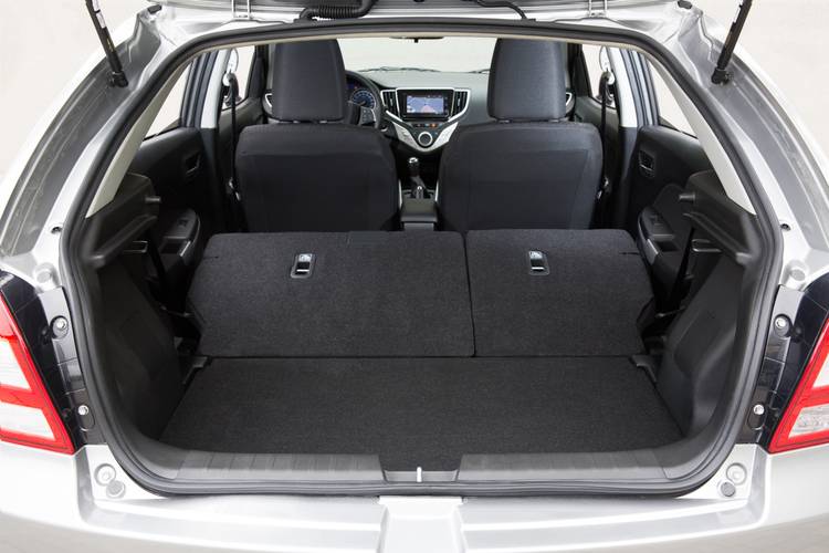 Suzuki Baleno WB EW 2017 rear folding seats