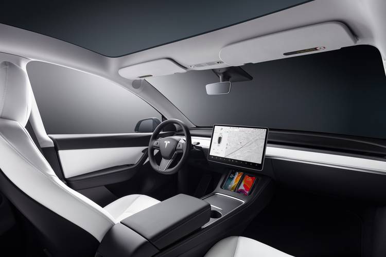 Tesla Model Y 2020 wnętrze